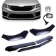thumbnail image 1 of Lip Delantero 4pz Universal Negro Deportivo Faldon Spoiler negro, 1 of 9