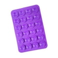thumbnail image 3 of Soporte de succión para teléfono Hugo Violeta almohadilla adhesiva de copa trasera silicona, 3 of 9