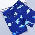 thumbnail image 6 of YDFCWXW Baby Toddler Boys Two Pieces Swimsuit Set Swimwear Shark Bathing Suit Rash Guards with Hat UPF 50+ (Blue, 9-10 Years), 6 of 8