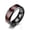 Black red, variant on Dragon Pattern Rings Men Stainless Steel Ring Jewelry
