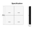 thumbnail image 3 of Graffiti Zigbee Scene Switch 4-Button Random Sticker 4-Button Scene Switch Support Home Assistant, 3 of 5