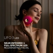 FOREO UFO 3 LED Hydrate & Brighten Set – Silicone Facial Mask Device with 14 Masks & Eye Cream, Arctic Blue