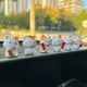 thumbnail image 5 of Adornos de Gatos de la Suerte, Juego de Figuras de 8 Piezas de Gatos de la Riqueza, Modelo de Resina de Gatito en Miniatura de la Fortuna, Adorno para Escritorio, 5 of 5