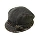 thumbnail image 3 of Sombrero de pescador para mujer, moderno sombrero de primavera para acampar, andar en bicicleta, viajar y caminar. Gris negro, 3 of 9