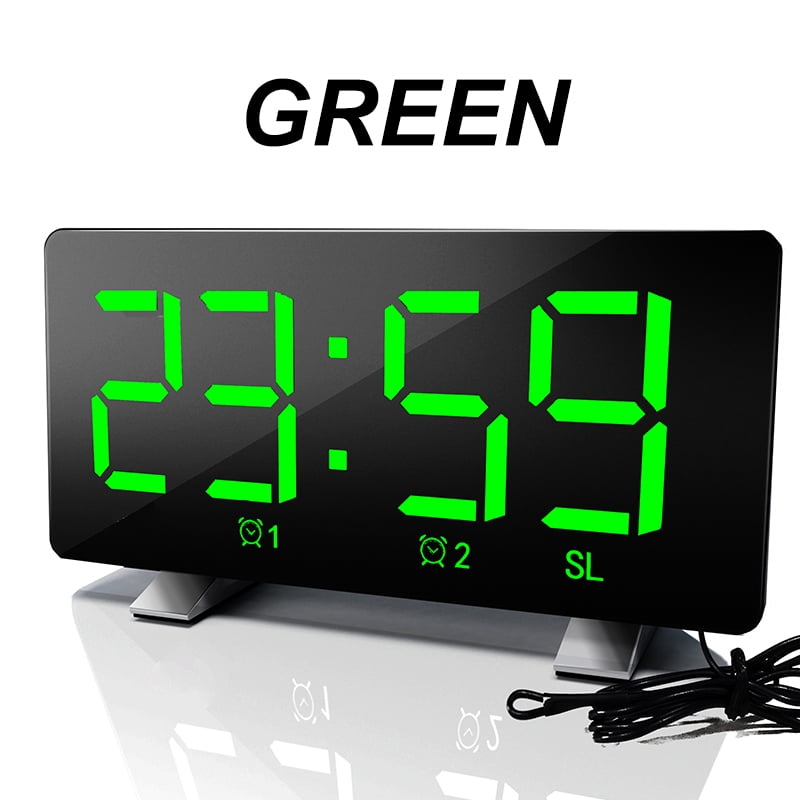 Digital Projection Clock FM Radio Alarm Clock with USB Charging Port