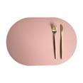 thumbnail image 3 of DOLITY Dining Table Placemat Coaster Washable Easy to Clean Table Mat Meal Pad Place Mat for Hotel Dining Room Tabletop Home Outdoor Pink, 3 of 9