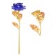 thumbnail image 5 of Chapado En Oro De Tallo Largo Flor De Rosa Artificial Romántico Día De San Valentín Amante Regalo Adornos Para El Hogar 24K Eigraketly HA024592-01, 5 of 5