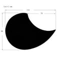 thumbnail image 2 of 1Pcs Drop Shape 36 \" Acoustic Guitar Pickguard Anti-Scratch Plate Guitar Parts, 2 of 5