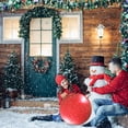 thumbnail image 2 of Hovilon 25 Inch Inflatable Christmas Yard Decorations,Outdoor Christmas Decorations Yard Inflatable Christmas Balls，Use as Festive Christmas Yard Decoration （Included 1Pcs inflator）, 2 of 7