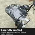 thumbnail image 2 of Motorcycle Waterproof Handlebar Muffs Winter Thermal Hand Guards, Universal Snow Wind Cold Weather Protection Arm Muff with Reflective Strip for Bikes, 2 of 7