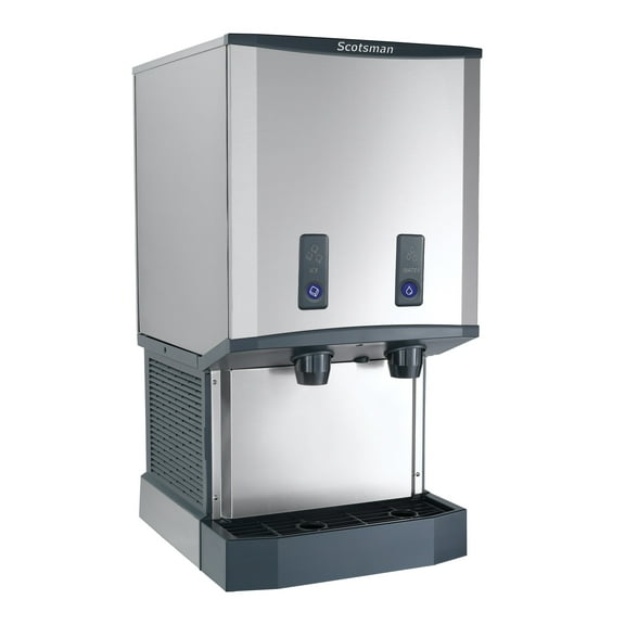 Scotsman HID540AB-1 Meridian Push-Button Countertop Nugget Ice & Water Dispenser, Air Cooled - Up to 500 lb. Production, 40 lb. Storage