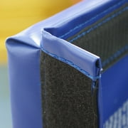 Greatmats Gym Mats Gymnastics Folding and Exercise, Tumbling, Cheer Mat Blue 4x8 Ft x 2 Inch