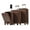 BROWN USB, variant on SONGMY Luggage Sets 3 Pcs Suitcase set, ABS Hardside Suit case with Spinner Wheels Lightweight TSA Lock