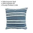 thumbnail image 5 of Mainstays 18" x 18" Woven Stripe Decorative Pillow, Blue, 5 of 8