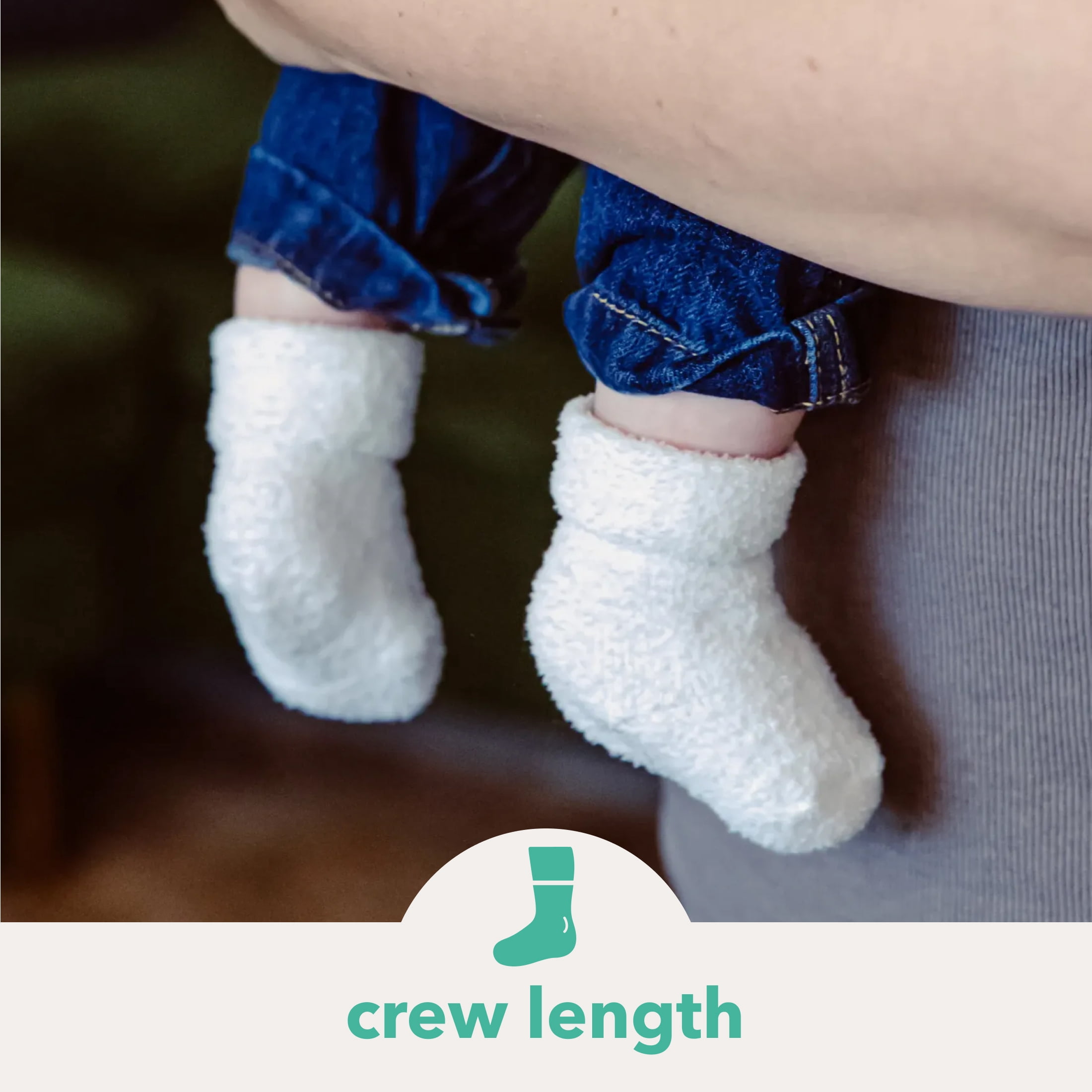 Carter's Child of Mine Infant Unisex Chenille Foldover Cuff Socks, 3 Packs, Size Newborn