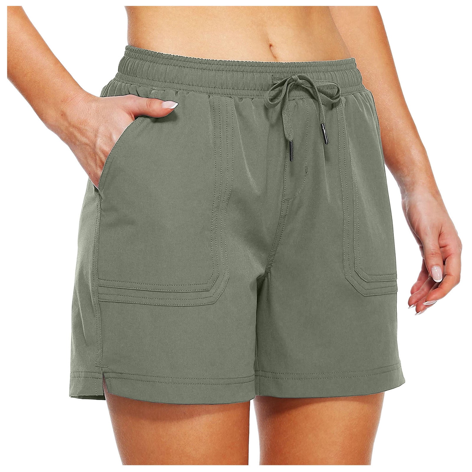 Mnycxen Women Hiking Shorts Golf 