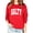 Red Sweatshirt, variant on Salty Sweatshirt for Women, Teens & Girls Distressed Summer Beach Pullover Sweater Red Sweatshirt Youth Small