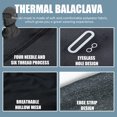thumbnail image 3 of Ski Mask 2 Pack Balaclava Winter Thermal Mask Wind Proof Head Mask Moisture Wicking Gray, 3 of 6