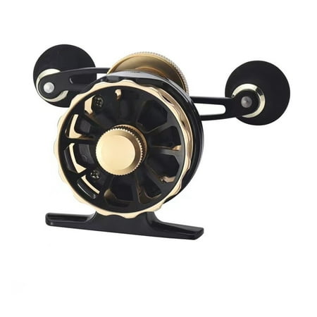 Lightweight Ice Fishing Reel with Balanced Wire Cup for Smooth Casting