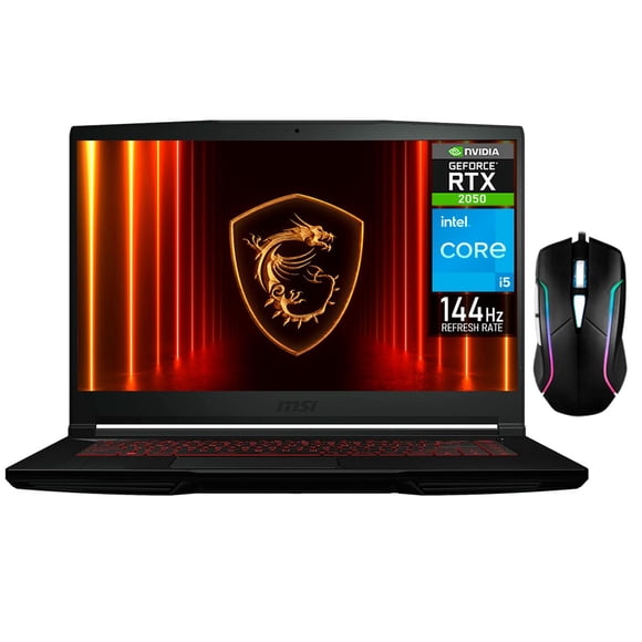 Laptop Gamer MSI Thin Nvidia GeForce RTX 2050 4GB Intel Core i5 12450H 32GB 1TB SSD Pantalla 15.6" IPS 144Hz Teclado Ingles W11H