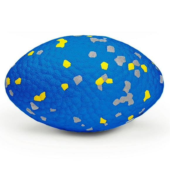 Pelota de rugby duradera Dog Toy Moonorange de 4.7 pulgadas, azul