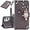 Grey, variant on Compatible with Samsung Galaxy S23 Ultra Case Glitter Stylish Crystal Owl with Wrist Strap Kickstand Magnetic Leather Wallet for Women Flip Phone Case for Samsung Galaxy S23 Ultra Green YK