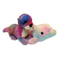 RAINBOW OTTER & RAINBOW DOLPHIN Mini Flopsie 8" Stuffed Animal Plush by ...