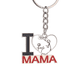 thumbnail image 1 of Línea recta cuerpo pierna artritis El soporte del llavero de metal del llavero ama a mamá, 1 of 3