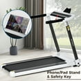 thumbnail image 2 of Best Portable Compact Treadmill;Electric Motorized 3.5HP;14KM/H;Medium Running Machine Motorised Gym 330lbs;Foldable for Home Gym Fitness Workout Jogging Walking;Bluetooth Speaker APP FITIME, 2 of 9