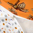 thumbnail image 4 of Homewish Watercolor Pumpkin Lantern Duvet Cover Queen, Girls Leopard Bowtied Queen Bedding, Bright Orange, Pumpkin Bat Reversible 3 Pieces, 1 Duvet Cover and 2 Pillowcases, 4 of 6