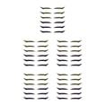 thumbnail image 3 of relayinert Reusable Eyeliner Sticker Double Eyelid Glitter Line Strip Makeup Party Cosplay No.3 5Set, 3 of 6