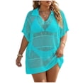 thumbnail image 3 of TaTaai Womens V Neck Sleeveless Summer Top Solid Color Casual Cover Up Loose Fit Cami Blouse Beach Cover Up Essential Gift, 3 of 6