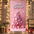 thumbnail image 4 of Christmas Tree Design Christmas Banner Gold Ornaments Merry Christmas Banner Gift Boxes Snowflakes Xmas Banner for Christmas Party Home Decoration Indoor Celebration, 4 of 9