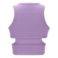 thumbnail image 6 of Womens Summer Halter Tops Cutout Sleeveless Crewneck Racerback Ribbed Knitted Crop Tank Top, 6 of 7