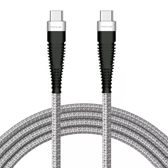 Type-C to USB-C 6ft PD Cable for Motorola Razr  (2023) Phone - Charger Cord Power Wire Sync Braided for Motorola Razr Plus (2023)