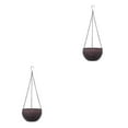 thumbnail image 4 of Transemion 2x Breathable And Not Easy To Deform Hanging Flower Pots For Indoor And Outdoor coffee 2Set, 4 of 6