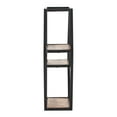 thumbnail image 4 of Madeleine Home Rectangle Mango Wood Floating Shelf, 26" L x 6" W x 23" H, Black, 4 of 12