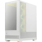 MSI MAG PANO 110R PZ WHITE Mid-Tower Chassis, 270-degree Panoramic Display, Airflow Optimization, ATX/Micro-ATX/Mini-ITX