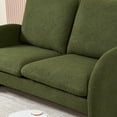 thumbnail image 2 of Modern Sherpa Fabric 59" Loveseat Sofa for Living Room - Solid Wood Frame, Water-Resistant, 2 of 9