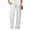 White, variant on DOKOTOO Women's Jeans Straight Leg Stretchy Jeans High Waisted Trendy Welt Pockets Loose Wide Leg Denim Pants