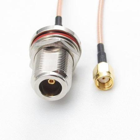 N female to RP-SMA male RG316 50cm RF cable Quick USA Shipping