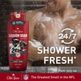thumbnail image 4 of Old Spice Body Wash for Men, NFL Collection, Saquon Barkley Soar, Santal + Speed, 24oz, 4 of 11