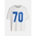 thumbnail image 5 of No Boundaries Pride Boxy Fit Cropped Tee with Short Sleeves, Men's Sizes XS-5XL, 5 of 5