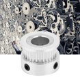 thumbnail image 1 of Aluminum Alloy Timing Pulley, 30 Teeth Timing Belt Pulley, Synchronous Precision for 6Mm Wide Timing Belt High Precision Machining 10mm, 1 of 7
