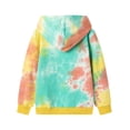 thumbnail image 2 of LittleSpring Hoodie Girls Sweatshirt Long Sleeve Tie Dye Pullover for Kids Hoddies Boys Clothes Yellow Size 6, 2 of 7