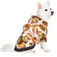 thumbnail image 5 of Cauagu Burger Pattern Winter Pet Hoodie Sweatshirts- Dog Hoodie Sweater with Leash Hole - Cute Dog Hoodie - Pet Clothes Puppy Cat Custume -XX-Large, 5 of 8