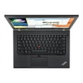 thumbnail image 3 of Lenovo ThinkPad L470 20J4 - Intel Core i5 - 7300U / up to 3.5 GHz - vPro - Win 10 Pro 64-bit - HD Graphics 620 - 8 GB RAM - 256 GB SSD TCG Opal Encryption 2 - 14" IPS 1920 x 1080 (Full HD) - Gigabit Ethernet - Wi-Fi 5 - black - kbd: US, 3 of 9