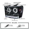 thumbnail image 3 of Spec-D Tuning 2LHP-SIE07G-TM 2007-2013 GMC Sierra Projector Headlight - Glossy Black, 3 of 5