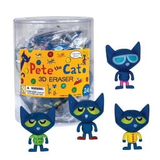 Amazon.com: Raymond Geddes Pete The Cat Beveled Erasers for