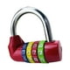 thumbnail image 1 of de combinación de 4 dígitos digital de puerta Protección de pozo, traseña libre para caja de , ROJO Yotijar candado de combinación, 1 of 7